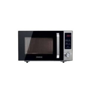 Kenwood فرن ميكروويف مع شواية، شاشة رقمية، 5 مستويات طاقة، وظيفة إذابة الثلج، مصنوع من الفولاذ المقاوم للصدأ، قائمة تلقائية، مؤقت 95 دقيقة، وظيفة ساعة، سعة 25 لترًا، قدرة 800 واط، موديل MWM25.000BK، لون أسود.