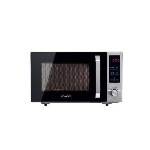 Kenwood فرن ميكروويف مع شواية، شاشة رقمية، 5 مستويات طاقة، وظيفة إذابة الثلج، مصنوع من الفولاذ المقاوم للصدأ، قائمة تلقائية، مؤقت 95 دقيقة، وظيفة ساعة، سعة 25 لترًا، قدرة 800 واط، موديل MWM25.000BK، لون أسود.