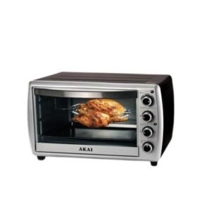 AKAI فرن كهربائي 55 لتر - 2200 واط مع شواية ومروحة