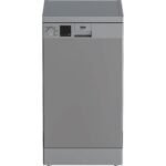 Beko غسالة اطباق بمحرك انفرتر وشاشة ال اي دي DVS05020S، برامج،5- سيلفر