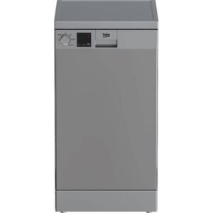 Beko غسالة اطباق بمحرك انفرتر وشاشة ال اي دي DVS05020S، برامج،5- سيلفر