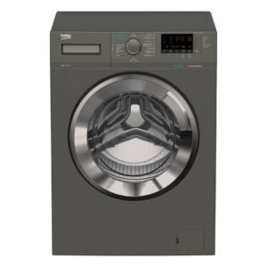 هاير غسالة أوتوماتيك سعة 9 كجم مع 1400 دورة في الدقيقة موتور انفرتر لون سيلفر HW90-BP14929AS6