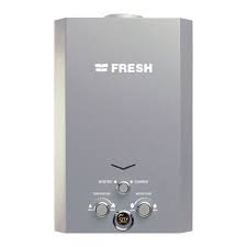 فريش سخان مياه غاز طبيعي 10 لتر فضي FRESH-21925