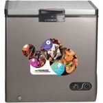 هامبورج ديب فريزر أفقي ديفروست 270 لتر أستانلس من الداخل لون فضي CF270SS