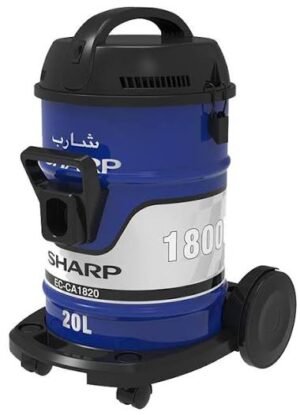 شارب مكنسة برميلية 1800 وات +وظيفة طرد الهواء 20 لتر لون ازرق EC-CA1820-X